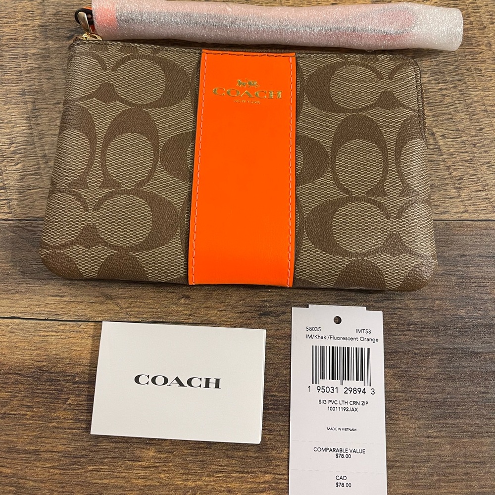 Coach wristlet